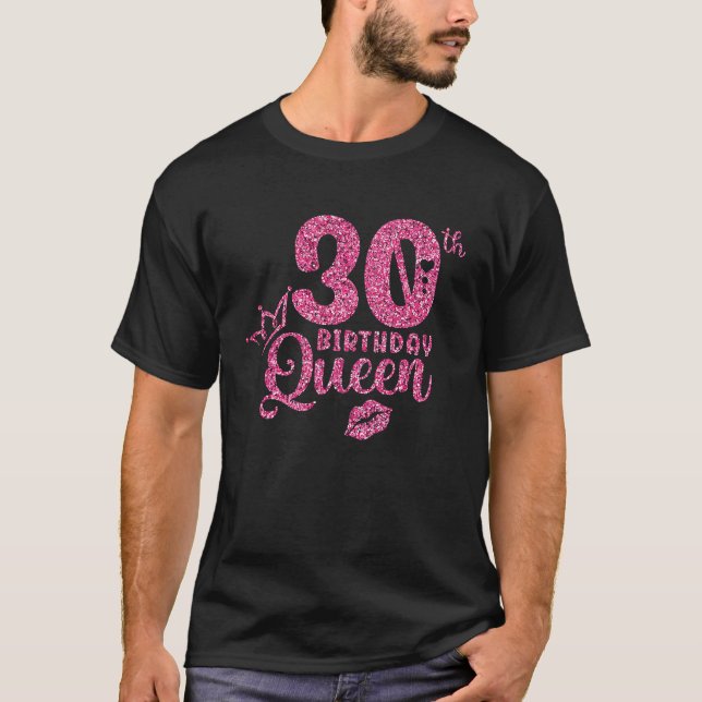 30års födelsedag Queen T Shirt (Framsida)