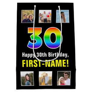 30års födelsedag: Rainbow "30", Anpassningsbar Pho