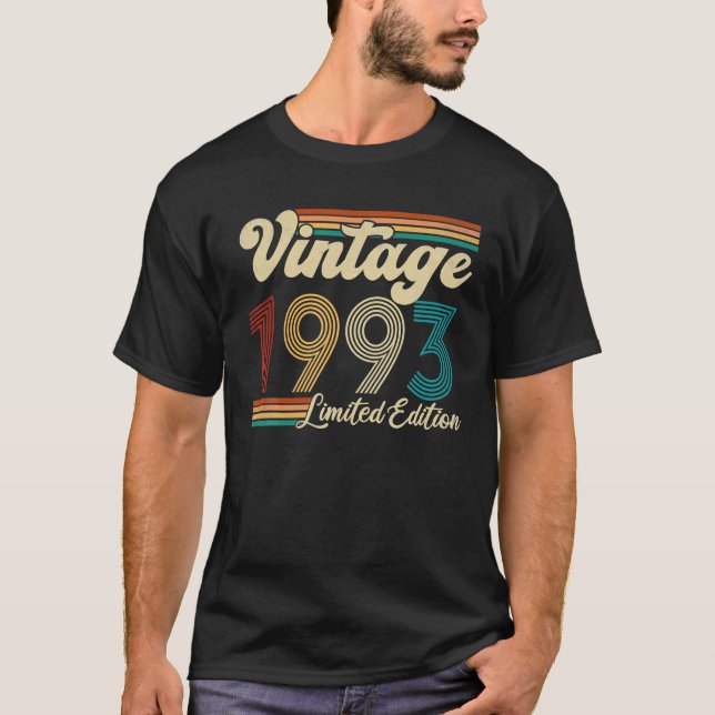 30års födelsedag Retro 30 år gamla gåvor födda 199 T Shirt (Framsida)