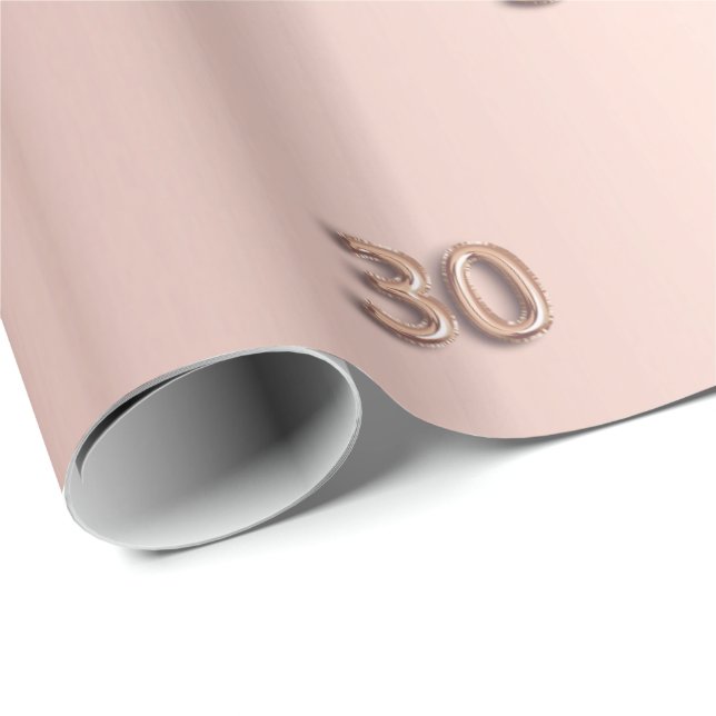 30års födelsedag ro vid glitter vid guld vid vid r presentpapper (Rullad Hörn)