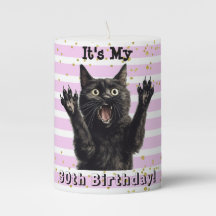 30års födelsedag Roligt Cat Pillar Candle