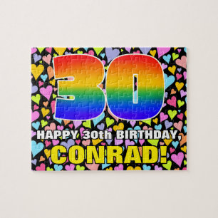 30års födelsedag - Roligt, hjärtklappning + 30 Pussel
