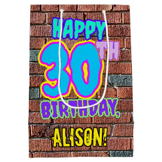 30års födelsedag: Roligt, Urban Graffiti Inspired  (Baksidan)