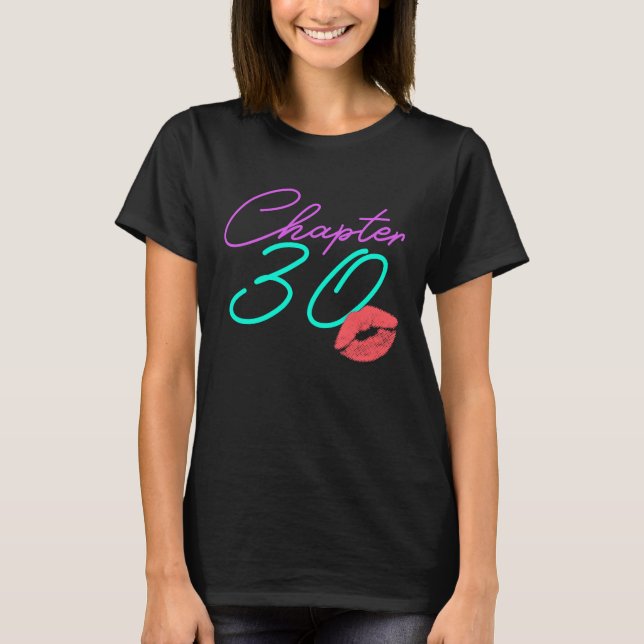 30års födelsedag Rosa Kvinnor T Shirt (Framsida)