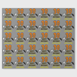 30års födelsedag: Spooky Halloween Theme, eget nam Presentpapper