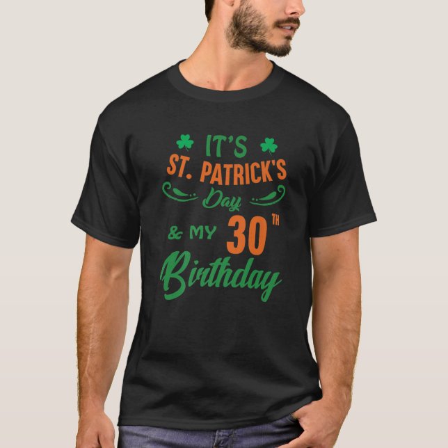 30års födelsedag St patricks day Party Manar Kvinn T Shirt (Framsida)