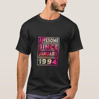 30års födelsedag Tie Dye Dekoration Fantastisk sed T Shirt
