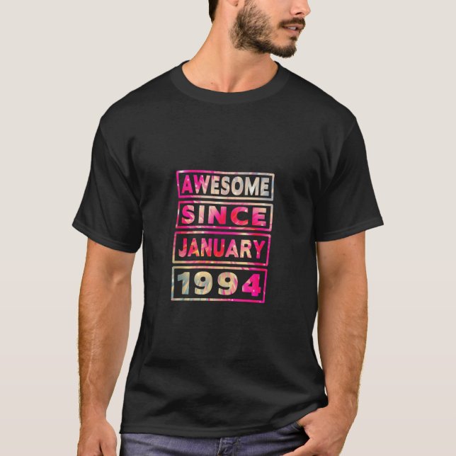 30års födelsedag Tie Dye Dekoration Fantastisk sed T Shirt (Framsida)