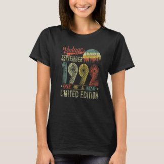 30års födelsedag Vintage september 1992 30 år gamm T Shirt