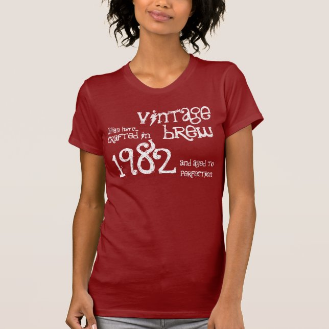 30års födelsedaggåva 1980 eller någon år vintage tee (Framsida)