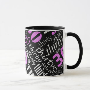 30års födelsedagkaffe koppar
