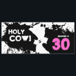 30års födelsedagpartyinbjudan - helig ko! inbjudningar<br><div class="desc">En underbar 30års födelsedaginbjudan för din favorit- landcowgirl! Du ska partykassalåda som korna kommer hem,  när du överför denna inbjudan till henne den hela flocken.</div>