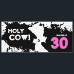 30års födelsedagpartyinbjudan - helig ko! inbjudningar<br><div class="desc">En underbar 30års födelsedaginbjudan för din favorit- landcowgirl! Du ska partykassalåda som korna kommer hem,  när du överför denna inbjudan till henne den hela flocken.</div>