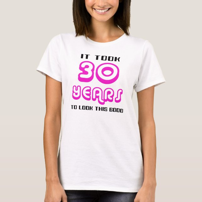 30års födelsedagskjorta tee (Framsida)