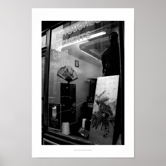 30ter Rue Gassendi Paris Black White Poster1 Poster (Framsidan)