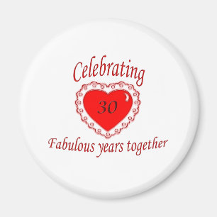 30th. Årsdag Magnet