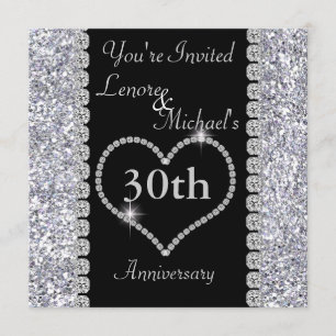 30th Årsdagpartyinbjudan Inbjudningar