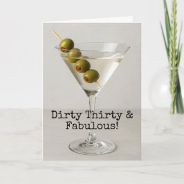 30th Birthday Custom Funny Greeting Kort