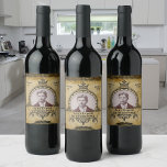 30th Birthday Vintage Retro Antique Photo Vinflaska Etikett<br><div class="desc">Celebrate your milestone 30th birthday with this custom vintage and antique photo wine label from our design studio! It's the perfect way to add a touch of elegance to any wine bottle and serves as a perfect keepsake. Add your own photo and customize your design to make it unique and...</div>