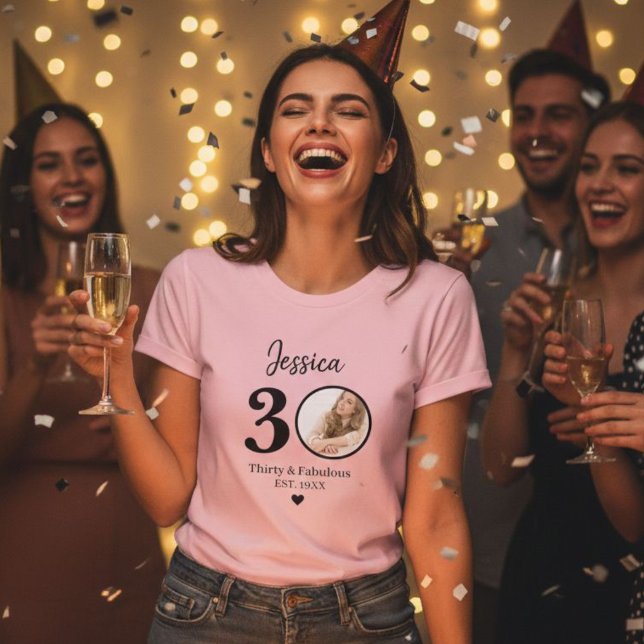 30th birthday womens tshirts thirty milestone  (Skapare uppladdad)