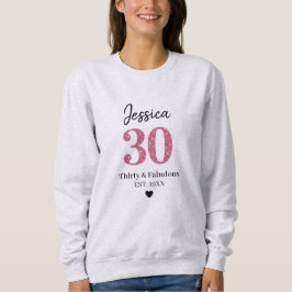 30th birthday womens tshirts thirty milestone Pink