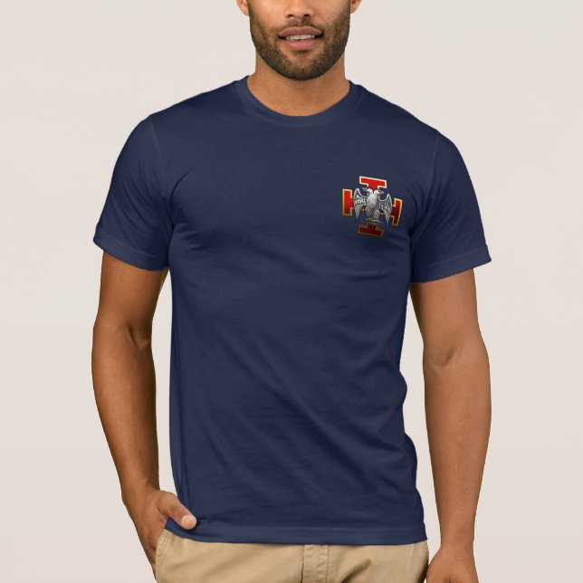 30th Grad: Riddare Kadosh Tee Shirt (Framsida)