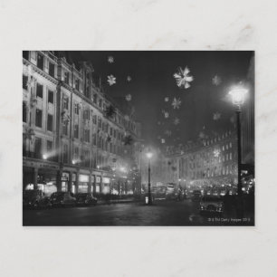 30th November 1955: Julpynt Helg Vykort
