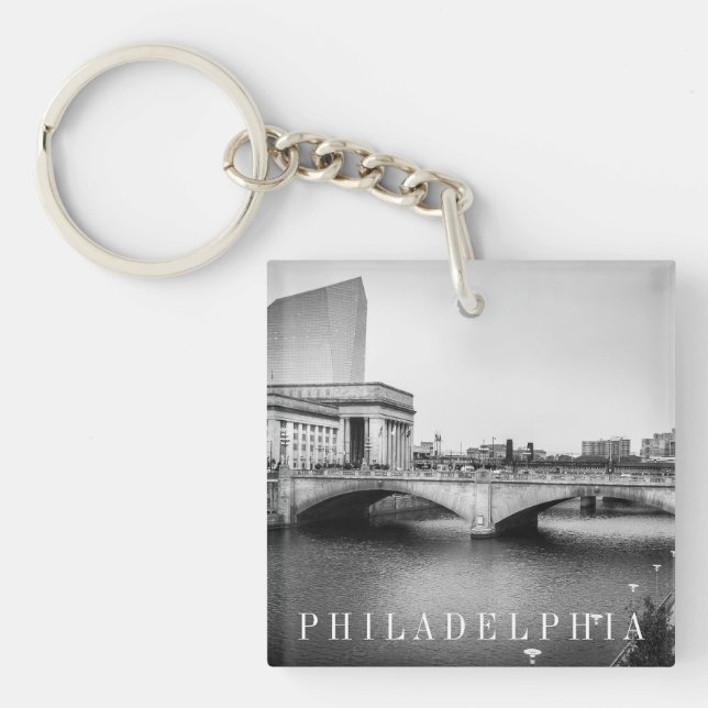 30th St. StationPhiladelphia PA Keychain (Framsidan)