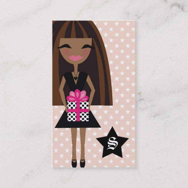 311-A. AMERICAN/STAR/GIFT VISITKORT (Framsida)