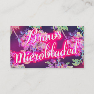 311 Affärskortet Brows Microbladed-högtalare Visitkort