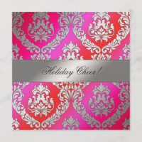 311 Alonnah Damask Cherry Cake Metallic Guld