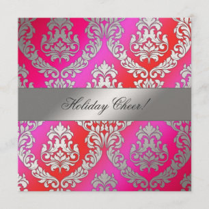 311 Alonnah Damask Cherry Cake Metallic Guld Inbjudningar