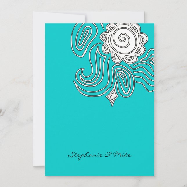 311-Ambrosia Swirl| Oceanen Inbjudningar (Framsida)