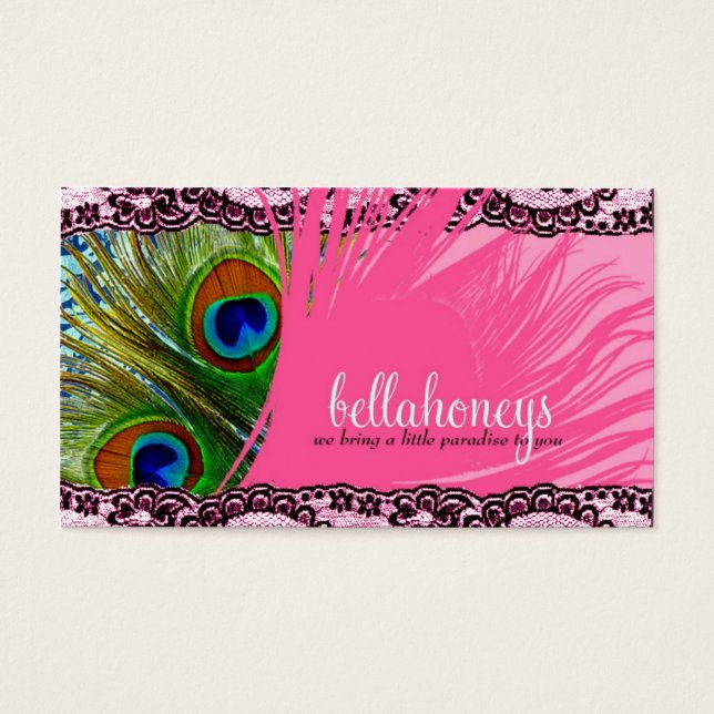 311-Anpassningsbars Bellahoneys Visitkort (Framsidan)