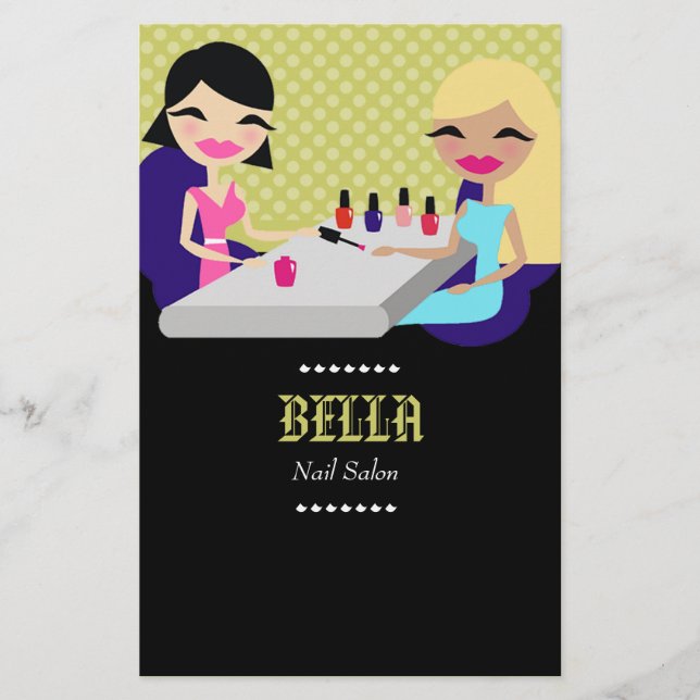 311-Bella Nail Salon Flyer (Framsidan)