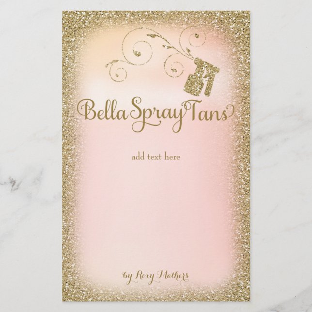 311 Bella Spray Tan Flygblad (Framsidan)