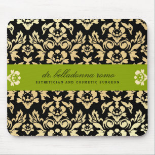 311-Belladonna damastast limefrukt Mousepad Musmatta