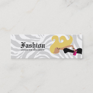 311- Blond märkre för Fashionista Mini Visitkort