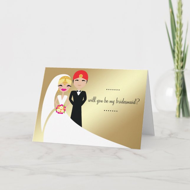 311 Blonde i vit balja Inbjudan (Framsida)