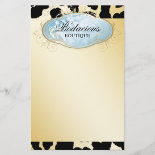 311 Bodacious Boutique Blue Leopard Flygblad