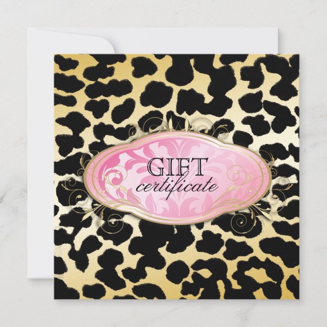311-Bodacious Boutique Golden Leo Gift Certificate (Framsida)