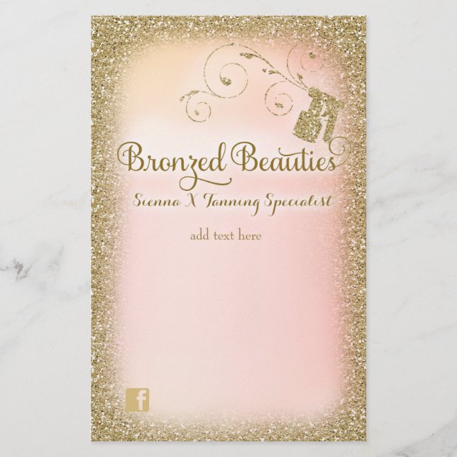 311 Bronzed Beauties Glitter Spray Flyer (Framsidan)