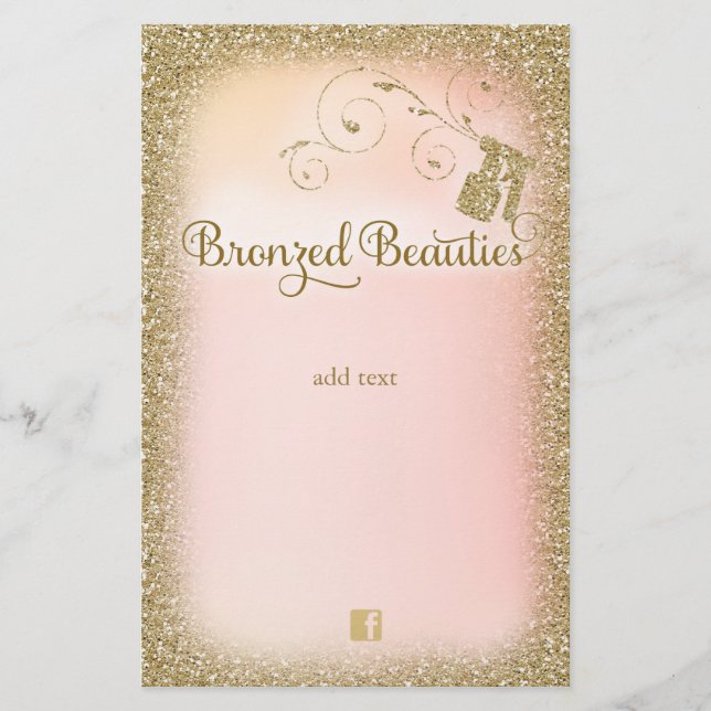 311 Bronzed Beauties Glitter Spray Flyer 2 (Framsidan)