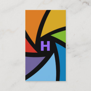 311-CAMERA FÄRGRIKA LILOR för REDO Visitkort