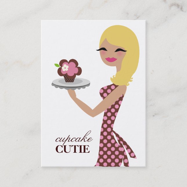 311 Candie muffinCutie V2 det mörkare blont Visitkort (Framsida)
