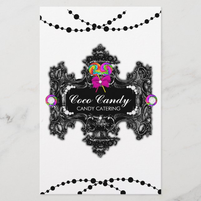 311 Candy Wonderland Black White Flygblad (Framsidan)