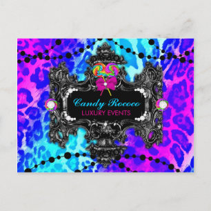 311 Candy Wonderland Leopard Vykort