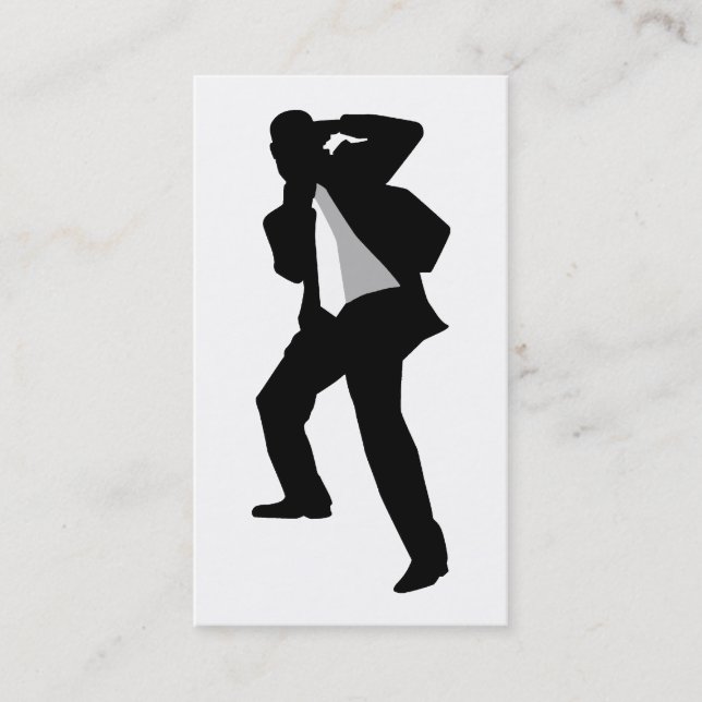 311-Caught i den uppgift sköt fotografen Visitkort (Framsida)