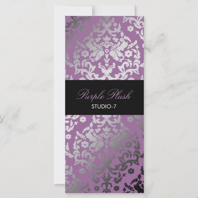 311 Dazzling Damask Lila Plush (Framsida)