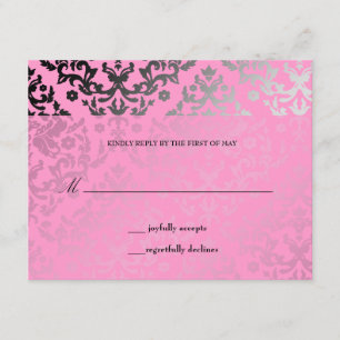 311 Dazzling Damask Rosa Flamingo OSA kort